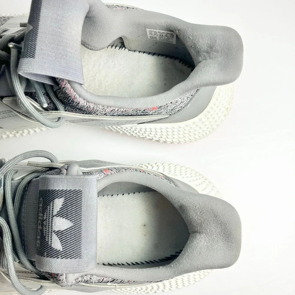 Adidas Prophere Shoes Men's Size 10 Running Sneakers Gray White Solar Red CQ3023